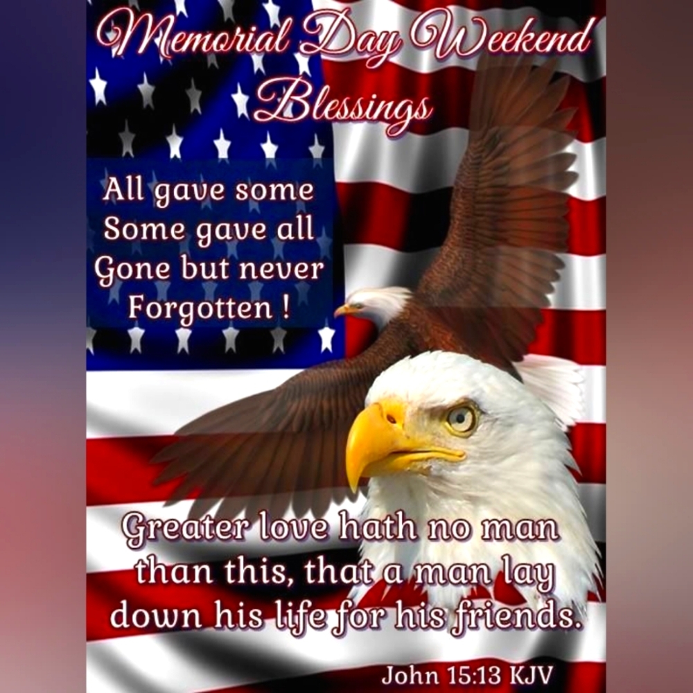 MEMORIAL DAY BLESSINGS